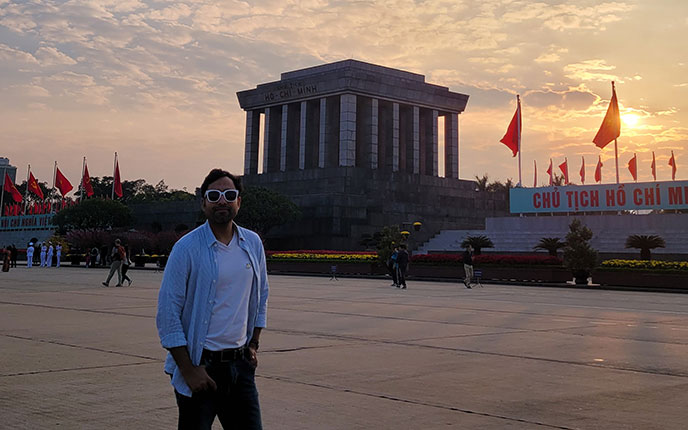 Ho Chi Minh Mausoleum in Hanoi - The final resting place of a national hero